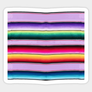 Lilac Serape Saltillo Sticker